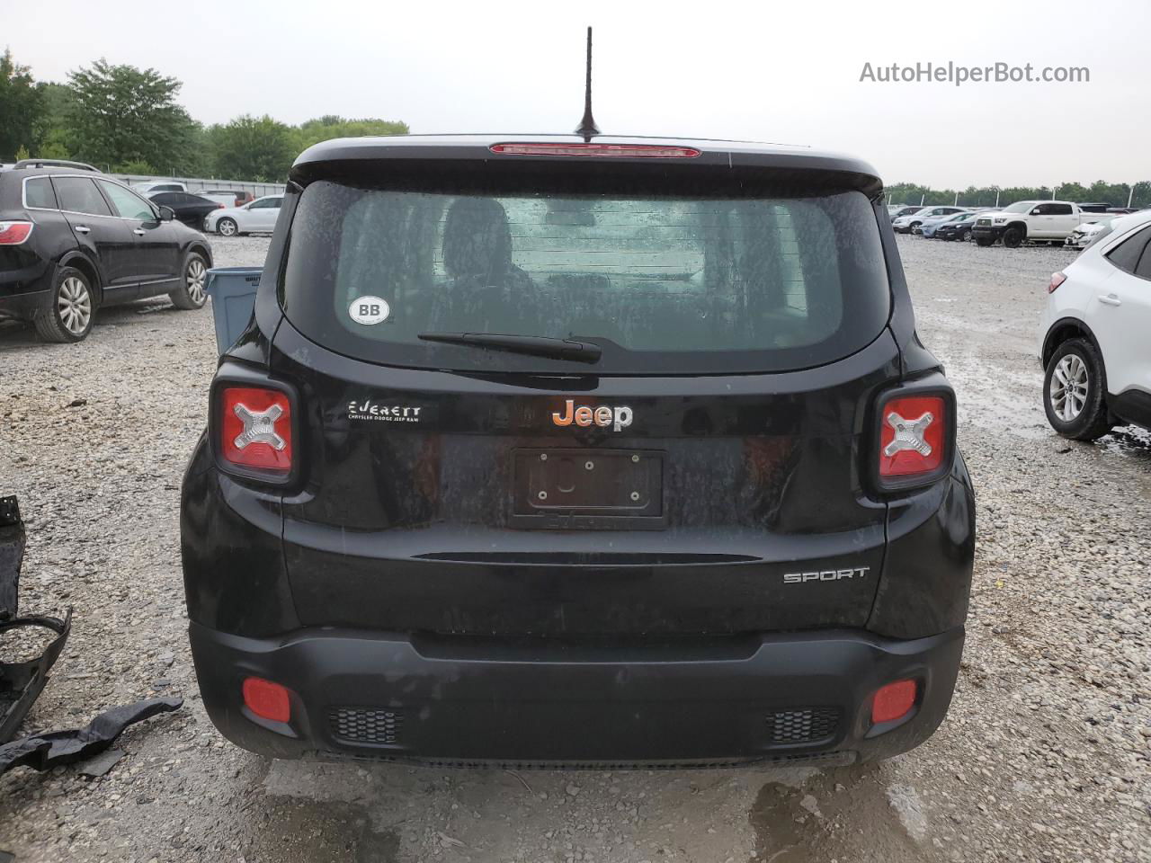 2017 Jeep Renegade Sport Black vin: ZACCJAAB6HPF18782