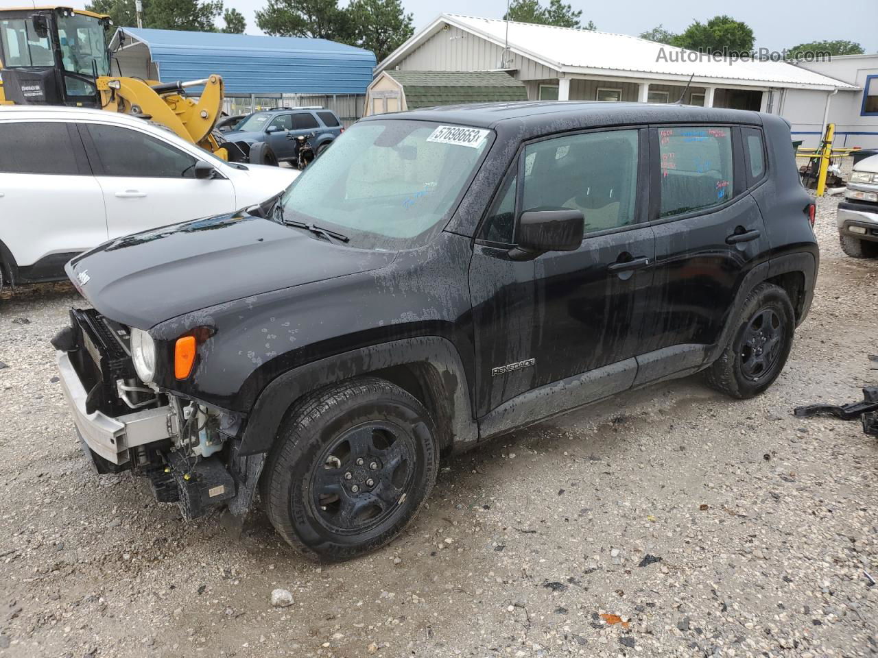 2017 Jeep Renegade Sport Black vin: ZACCJAAB6HPF18782