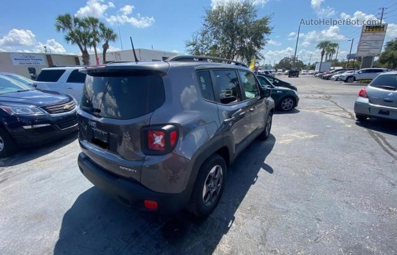 2017 Jeep Renegade Sport Gray vin: ZACCJAAB6HPF51930