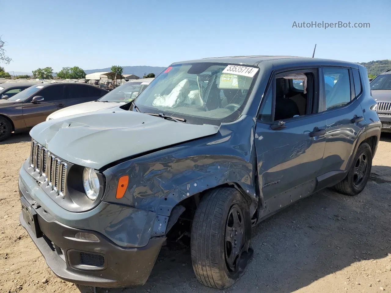 2018 Jeep Renegade Sport Gray vin: ZACCJAAB7JPG68289