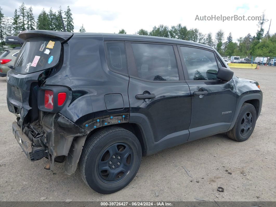 2017 Jeep Renegade Sport Fwd Черный vin: ZACCJAAB9HPE66760