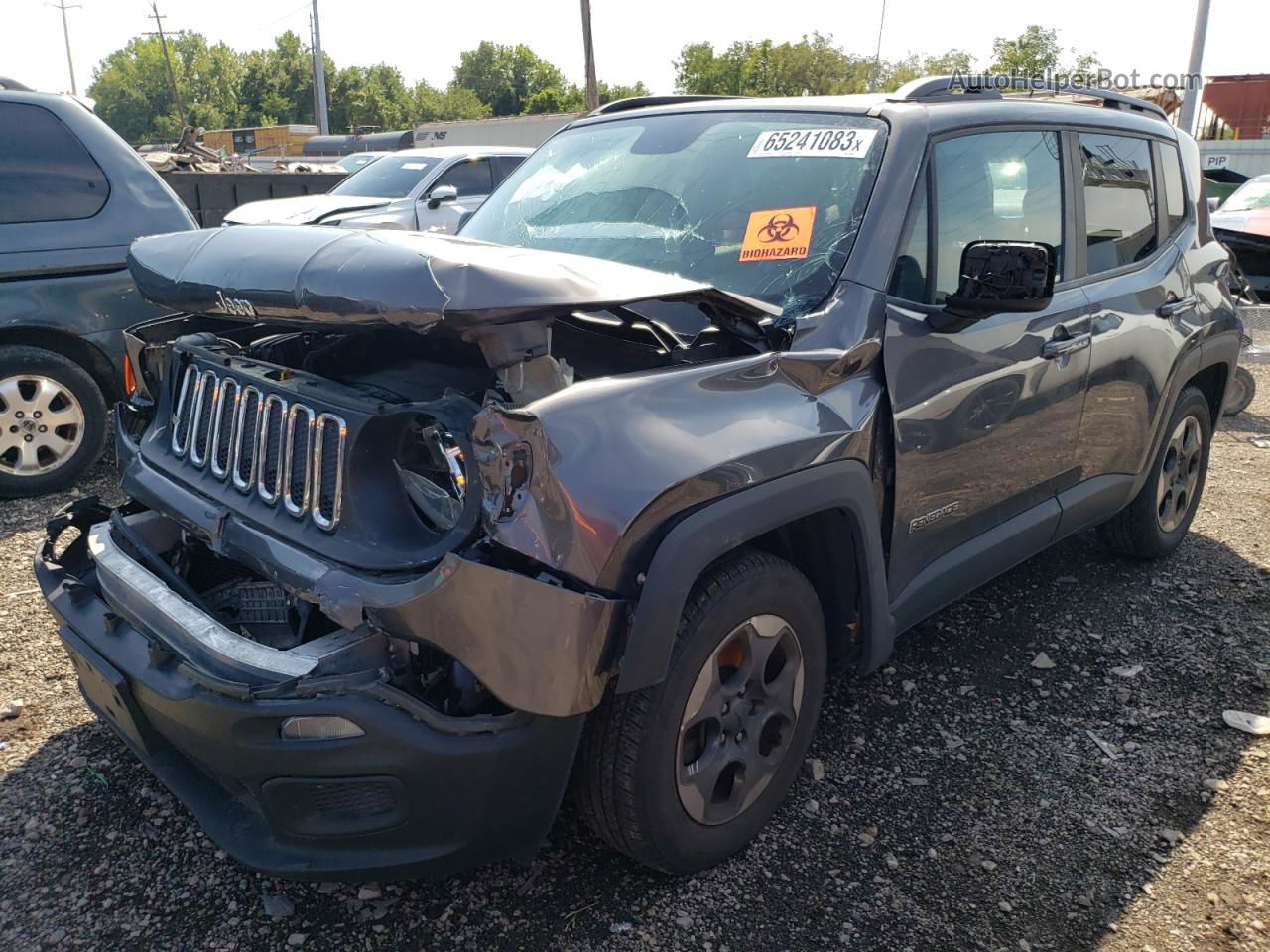 2017 Jeep Renegade Sport Charcoal vin: ZACCJAAB9HPF31882