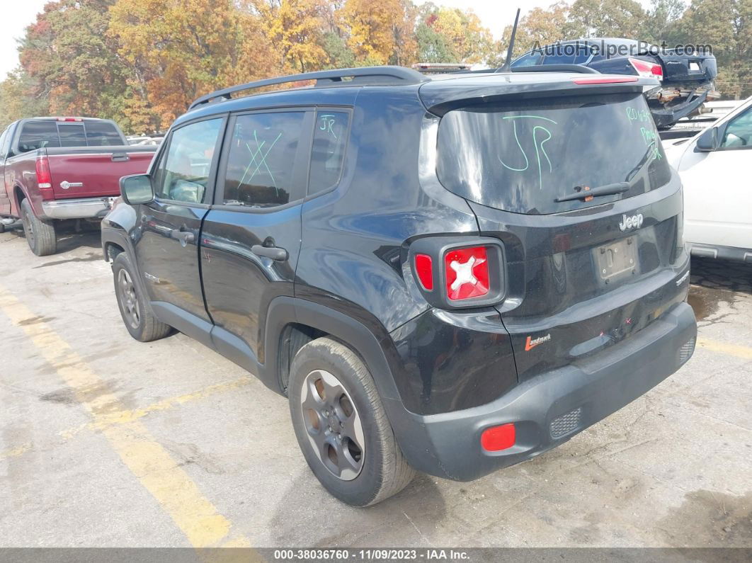 2017 Jeep Renegade Sport Fwd Black vin: ZACCJAAB9HPF79561