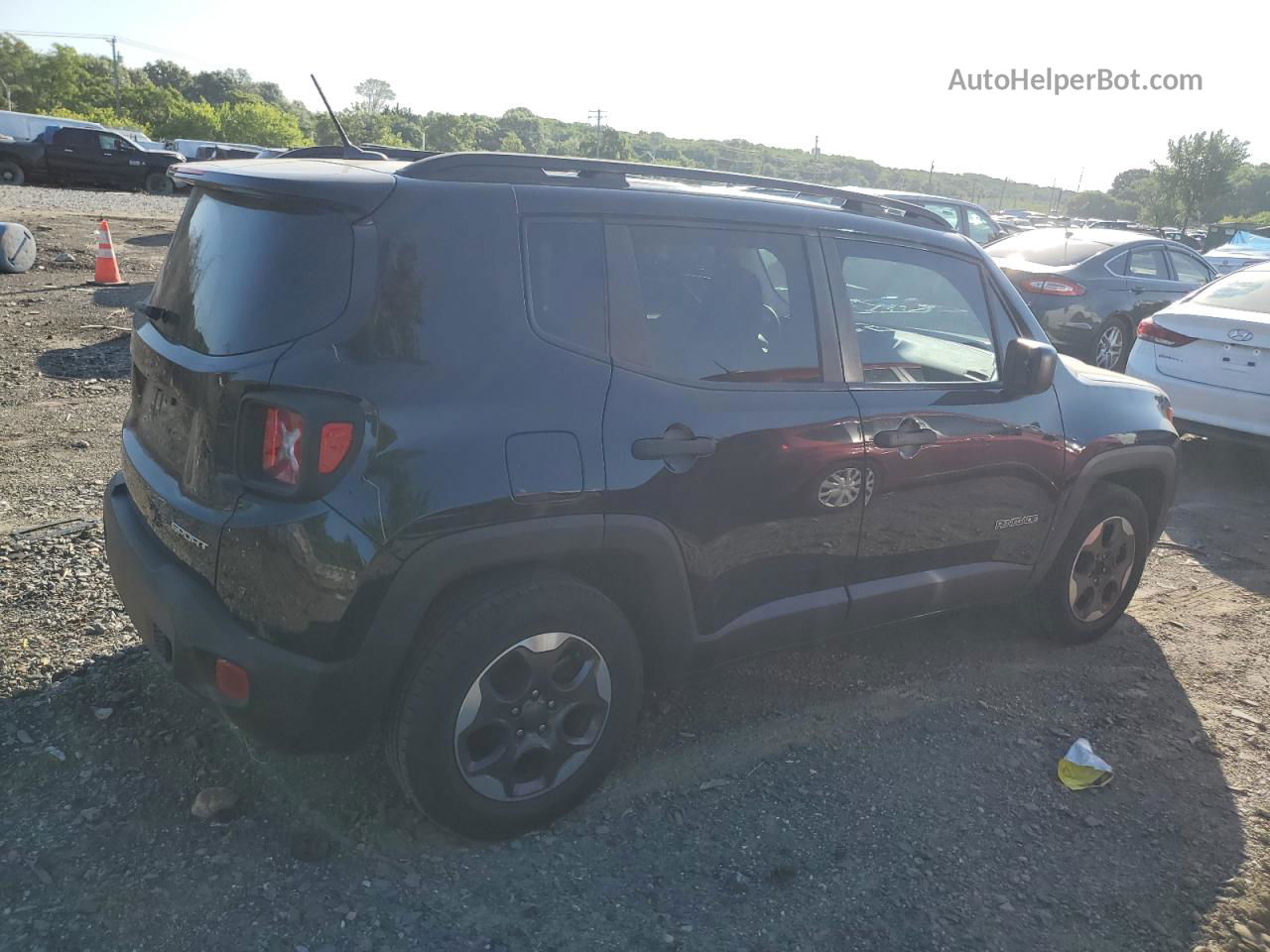 2017 Jeep Renegade Sport Black vin: ZACCJAAB9HPF82444