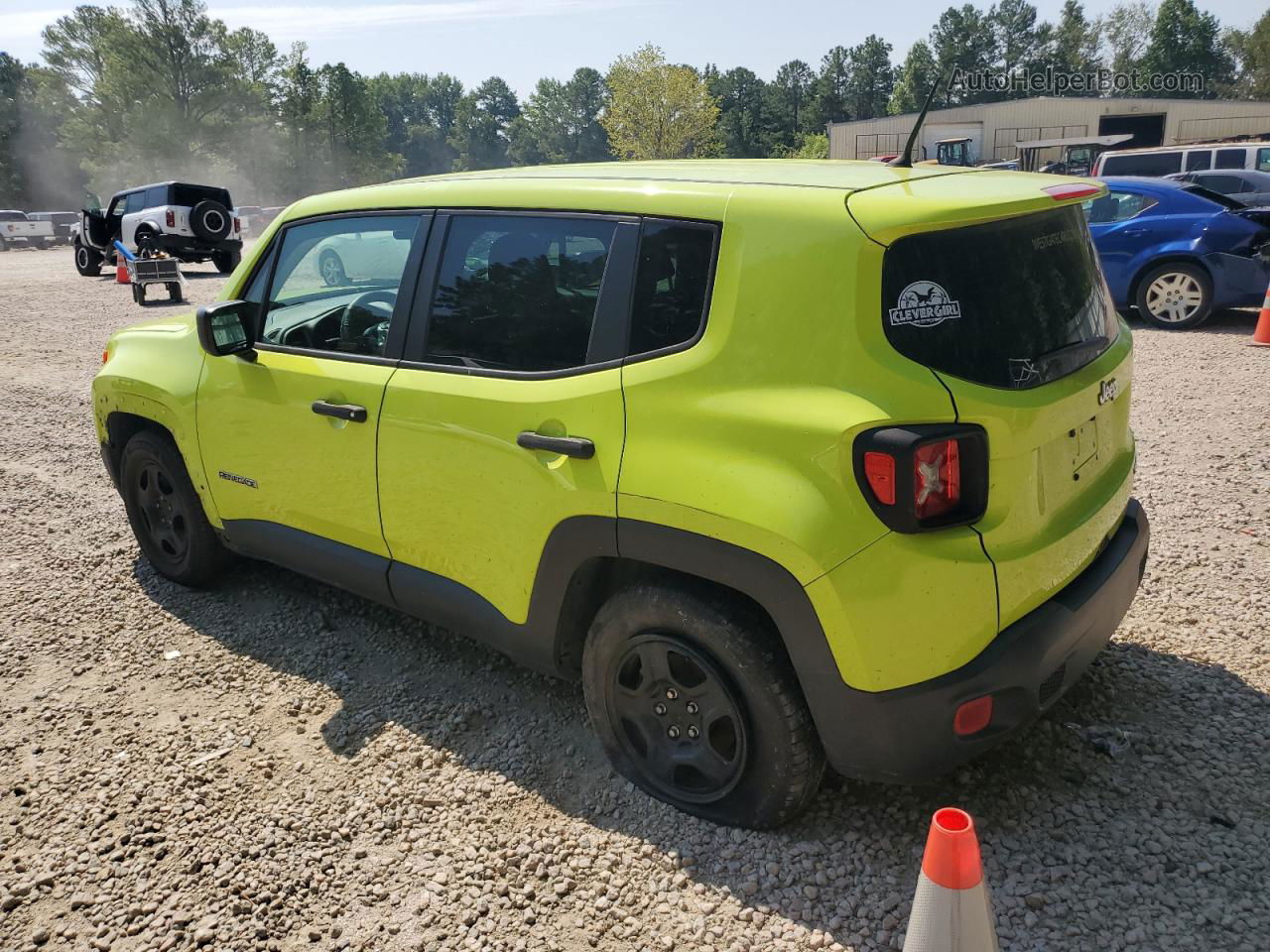 2017 Jeep Renegade Sport Green vin: ZACCJAAB9HPG22652