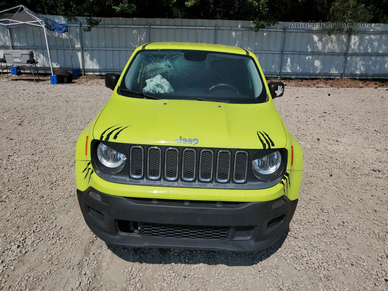 2017 Jeep Renegade Sport Green vin: ZACCJAAB9HPG22652