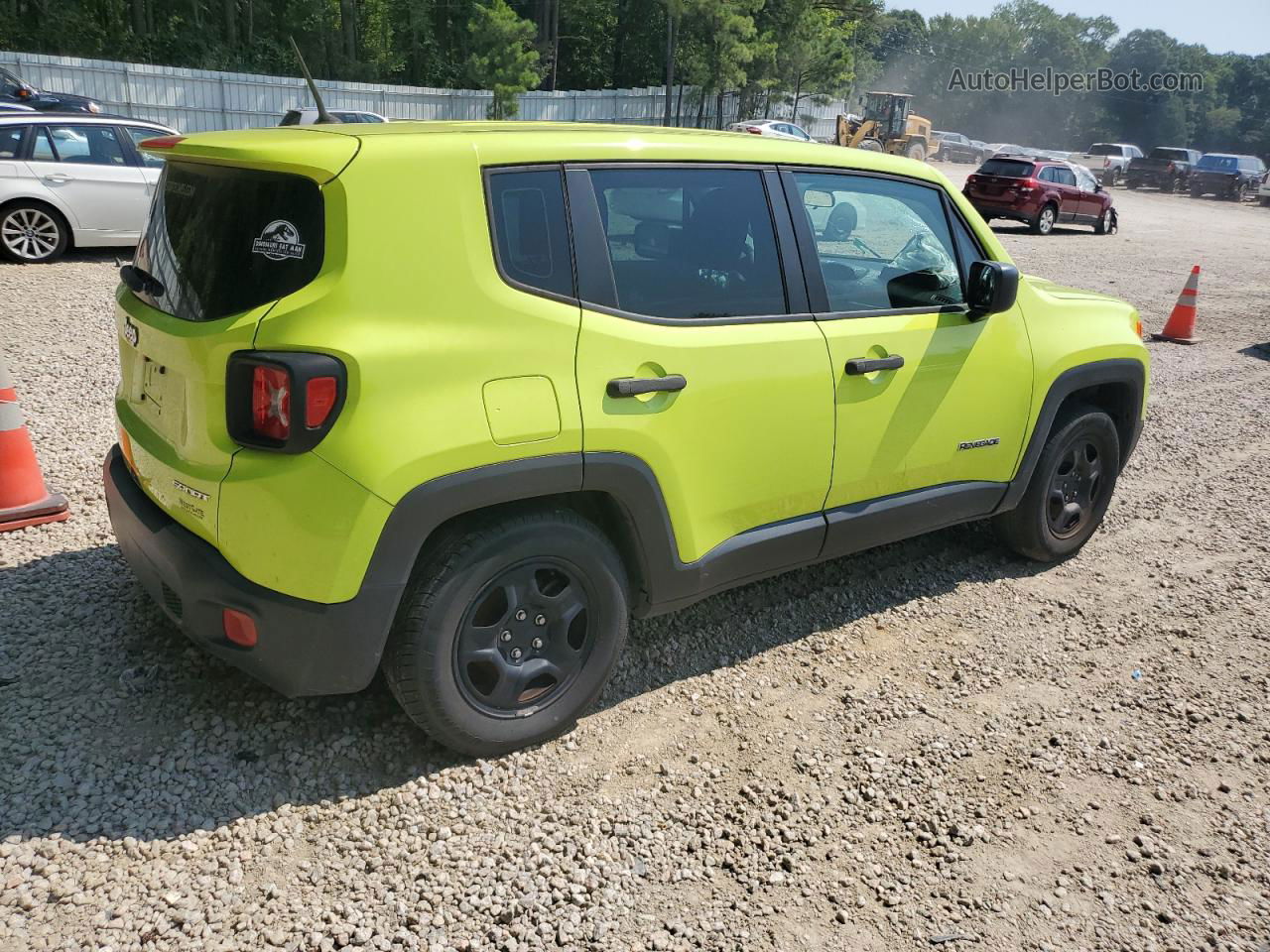 2017 Jeep Renegade Sport Green vin: ZACCJAAB9HPG22652