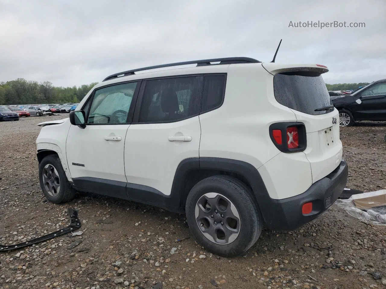 2018 Jeep Renegade Sport White vin: ZACCJAAB9JPG85823