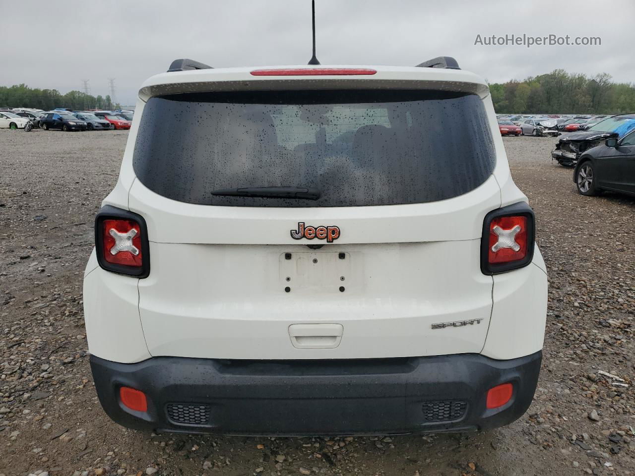 2018 Jeep Renegade Sport White vin: ZACCJAAB9JPG85823