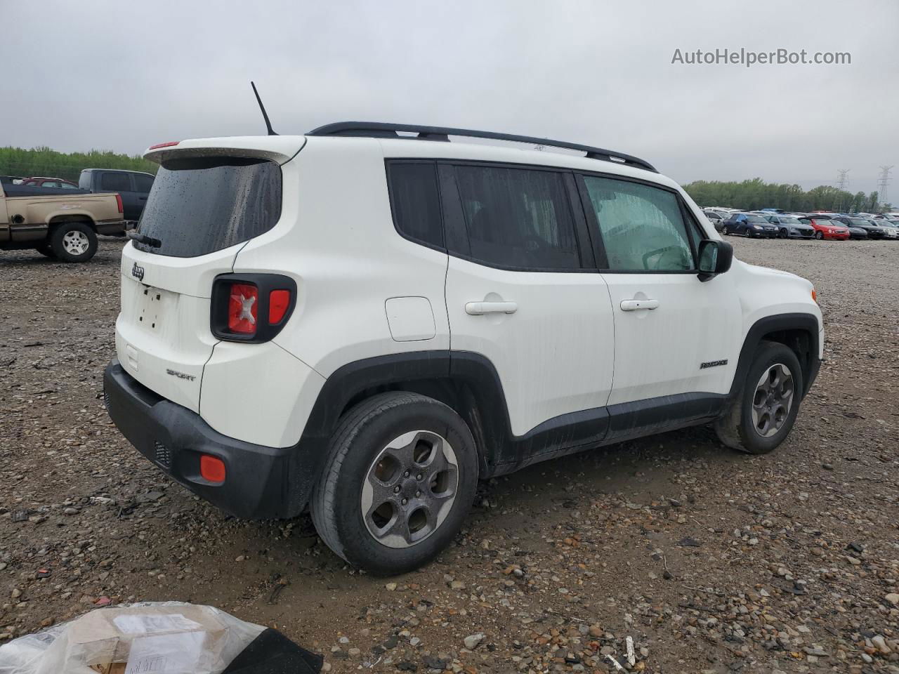 2018 Jeep Renegade Sport White vin: ZACCJAAB9JPG85823