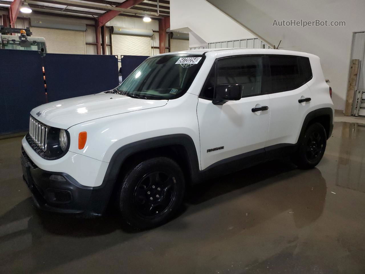 2017 Jeep Renegade Sport White vin: ZACCJAABXHPG22689