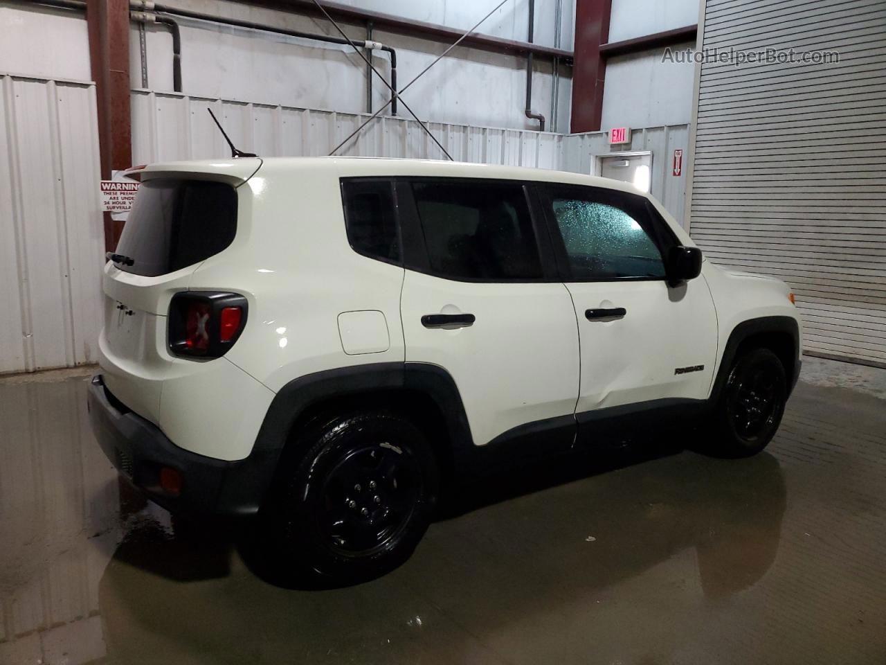 2017 Jeep Renegade Sport White vin: ZACCJAABXHPG22689