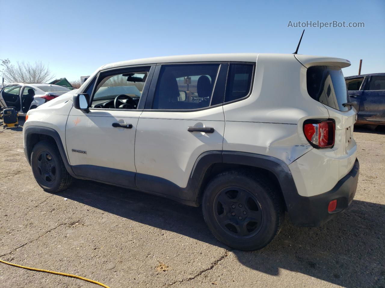 2015 Jeep Renegade Sport White vin: ZACCJAAH0FPB52942