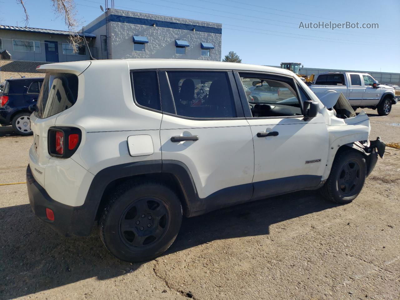 2015 Jeep Renegade Sport White vin: ZACCJAAH0FPB52942