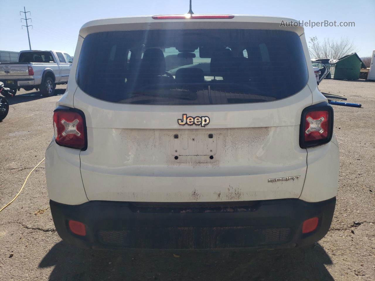 2015 Jeep Renegade Sport White vin: ZACCJAAH0FPB52942