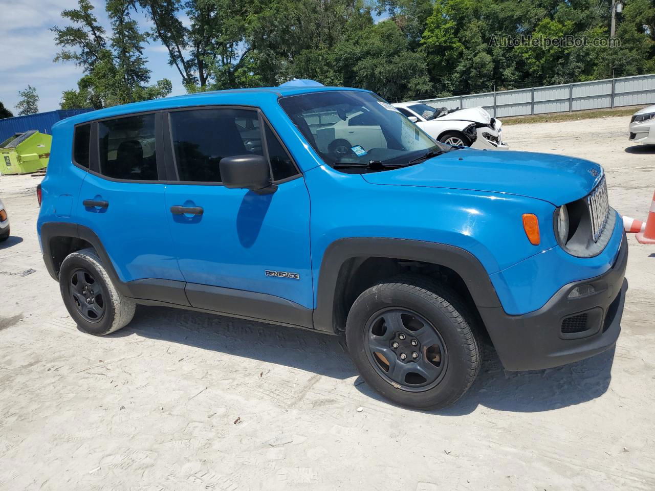 2015 Jeep Renegade Sport Blue vin: ZACCJAAH0FPB58018