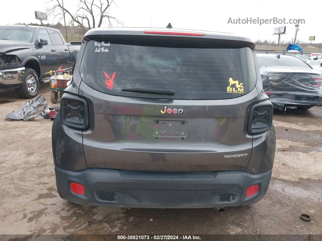 2017 Jeep Renegade Sport Fwd Gray vin: ZACCJAAH4HPG17864