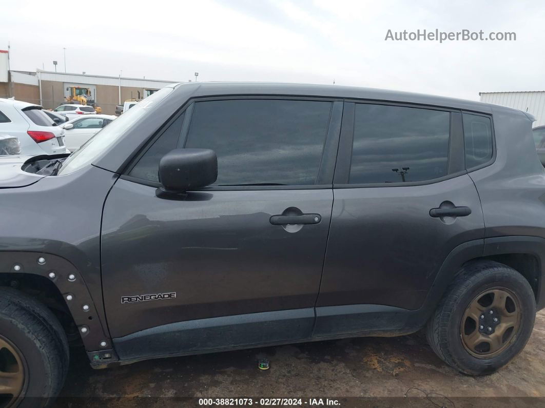 2017 Jeep Renegade Sport Fwd Gray vin: ZACCJAAH4HPG17864