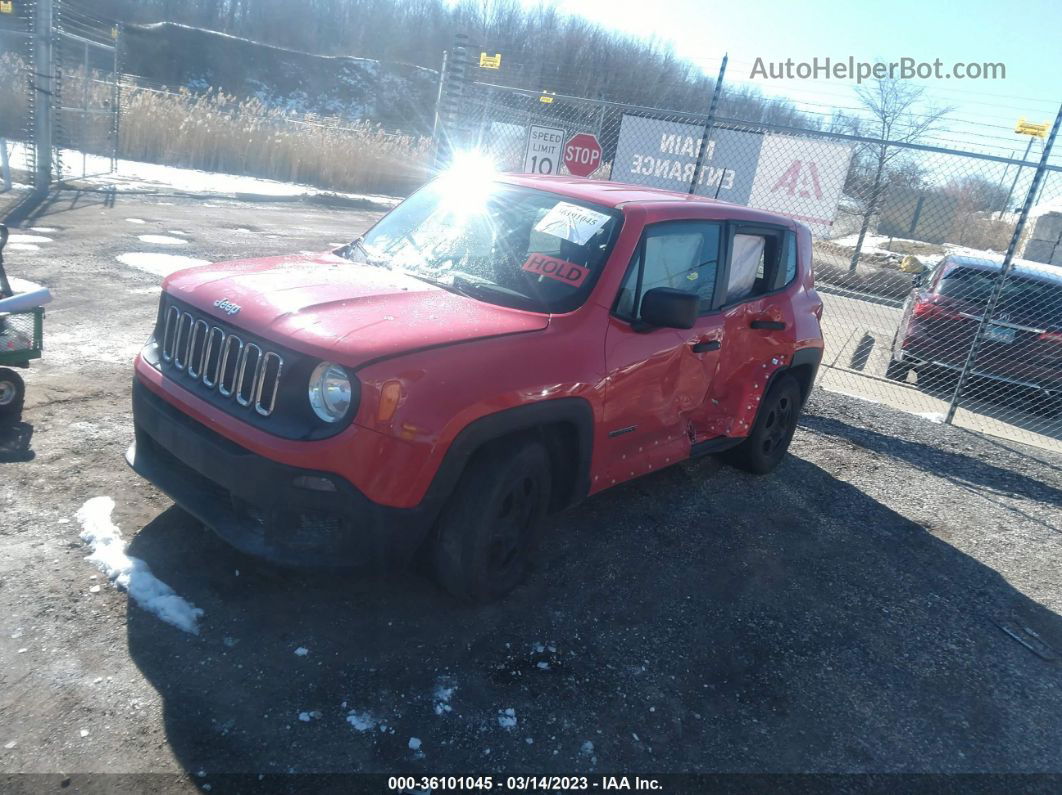 2015 Jeep Renegade Sport Красный vin: ZACCJAAT0FPB52857