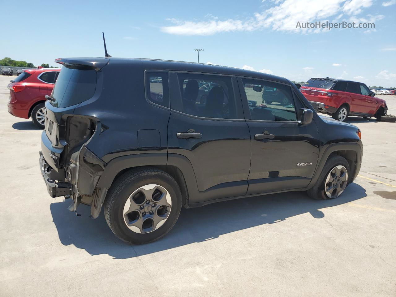 2015 Jeep Renegade Sport Черный vin: ZACCJAAT0FPB76743