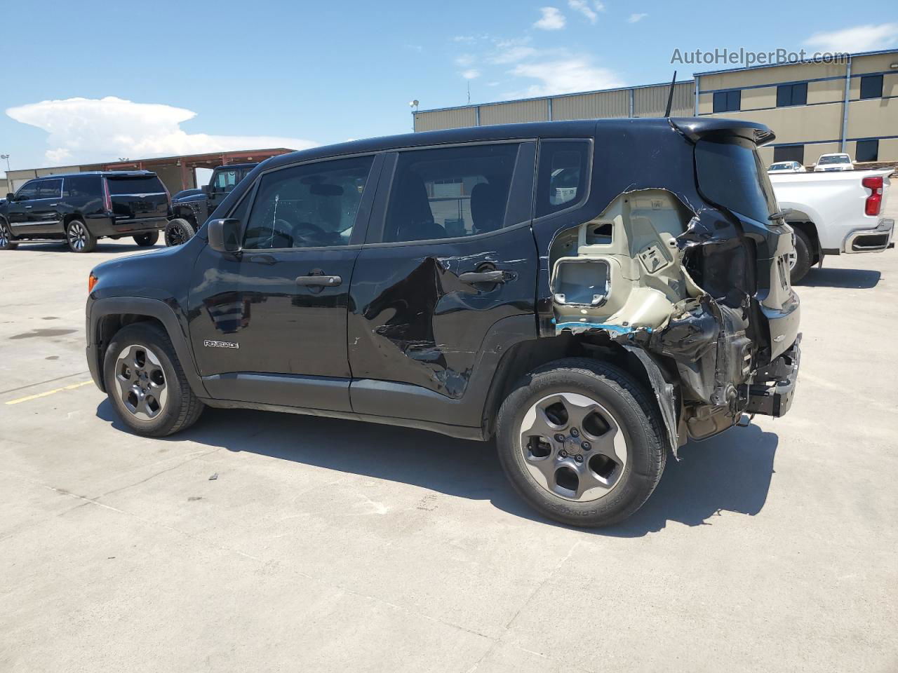 2015 Jeep Renegade Sport Черный vin: ZACCJAAT0FPB76743