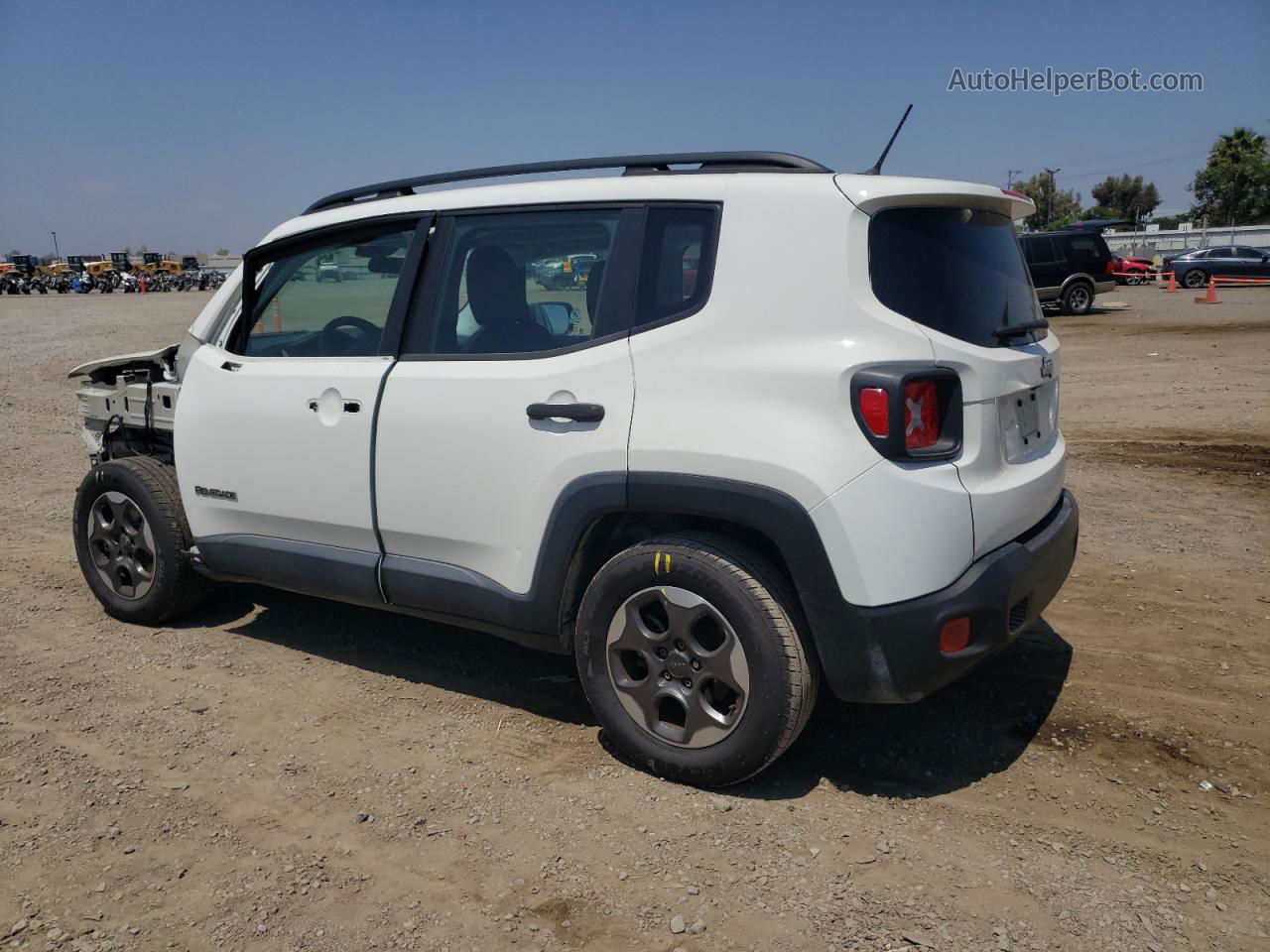 2015 Jeep Renegade Sport White vin: ZACCJAAT1FPC07766