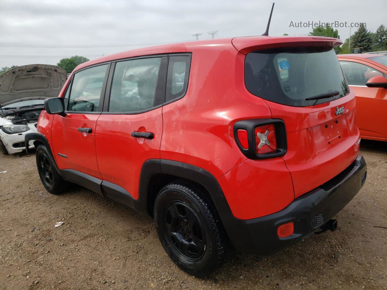 2015 Jeep Renegade Sport Красный vin: ZACCJAAT6FPB24107