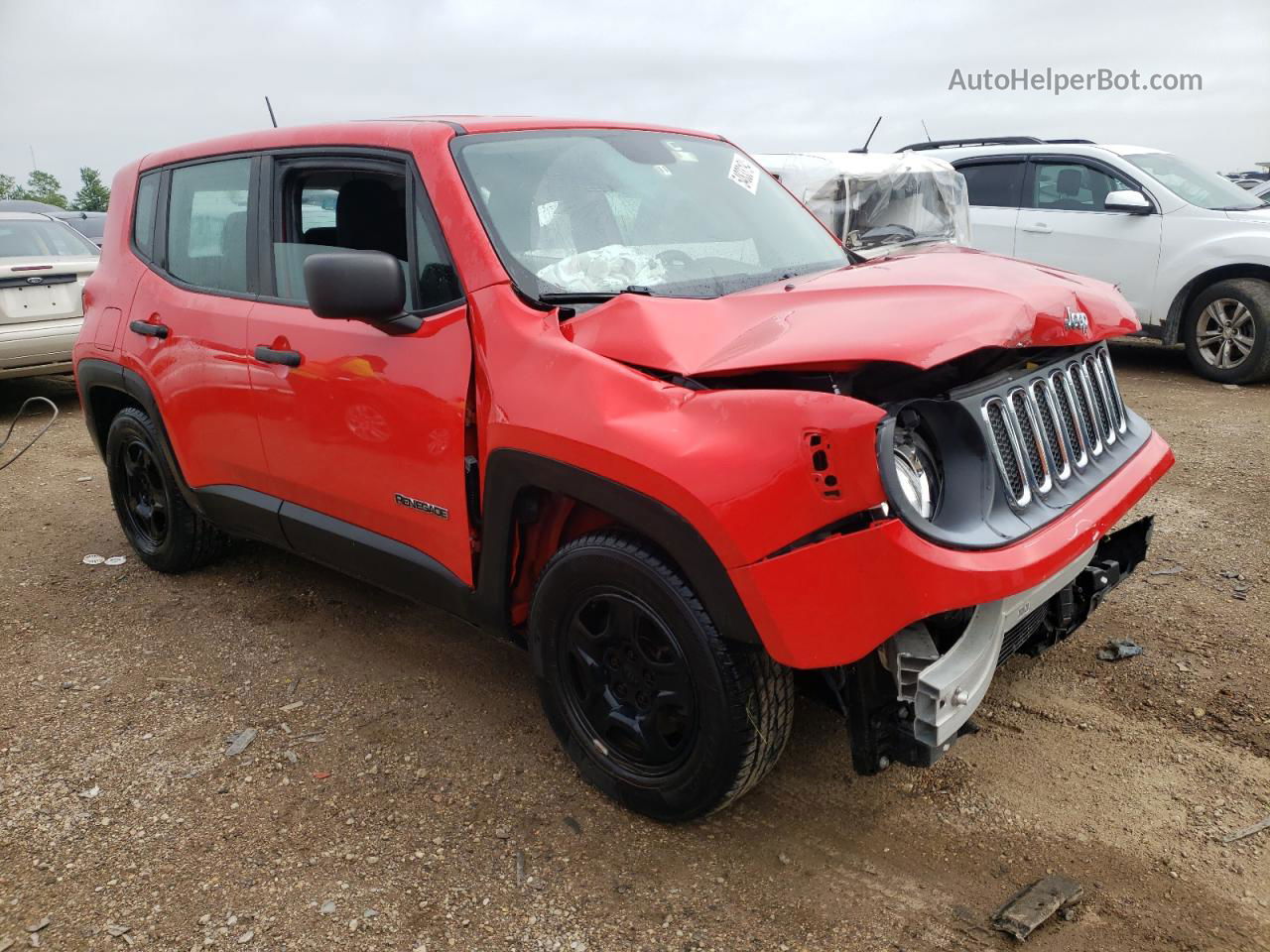 2015 Jeep Renegade Sport Красный vin: ZACCJAAT6FPB24107