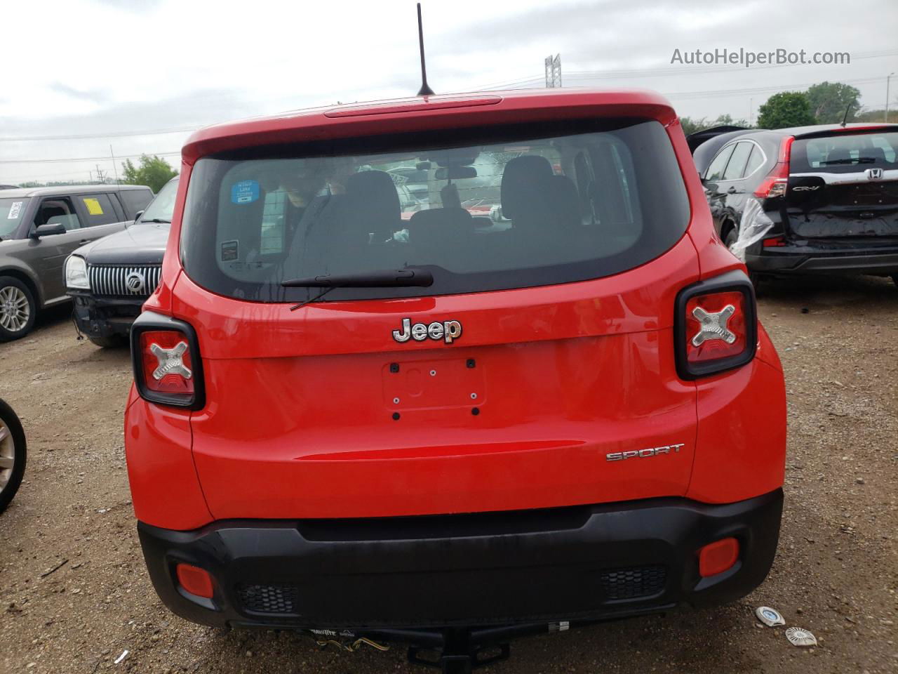 2015 Jeep Renegade Sport Красный vin: ZACCJAAT6FPB24107