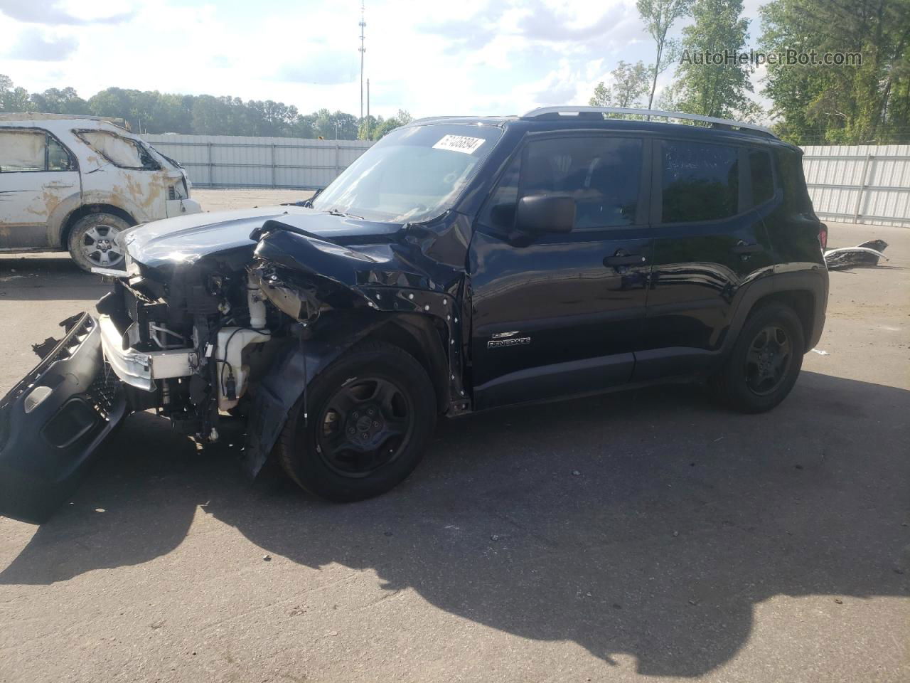 2015 Jeep Renegade Sport Black vin: ZACCJAAT6FPC09948