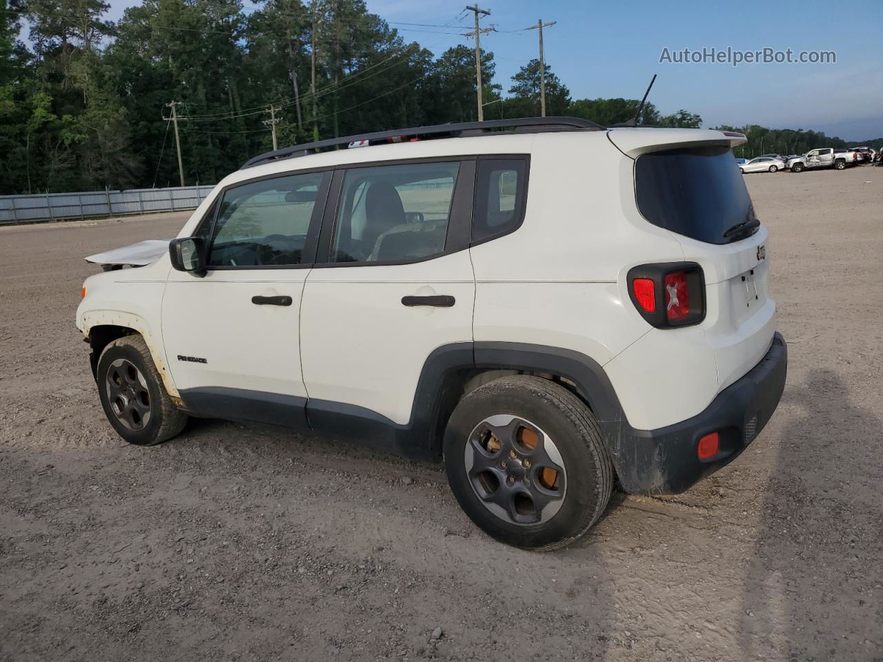 2015 Jeep Renegade Sport White vin: ZACCJAAT6FPC09965