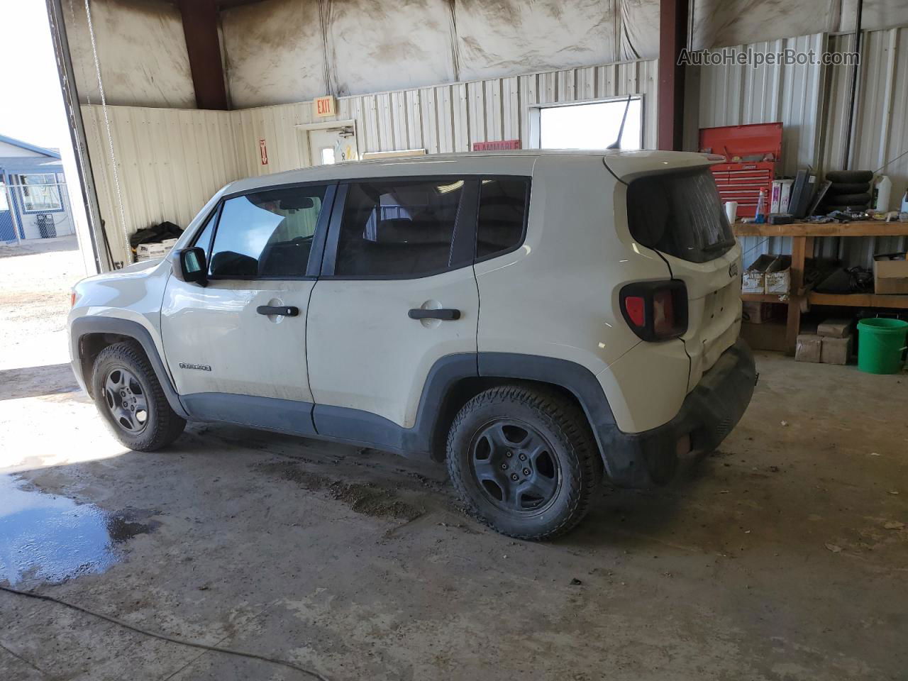 2015 Jeep Renegade Sport White vin: ZACCJAAT8FPC26489