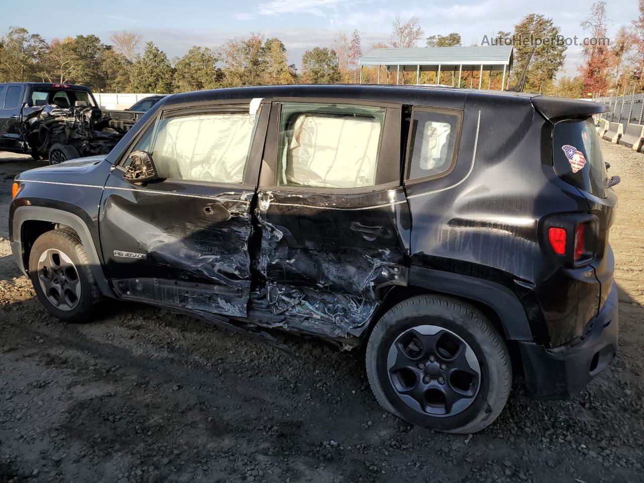 2015 Jeep Renegade Sport Black vin: ZACCJAAT9FPB24070