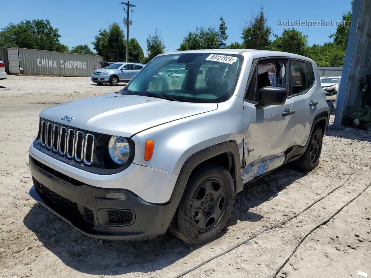 2015 Jeep Renegade Sport Silver vin: ZACCJAAT9FPB77738