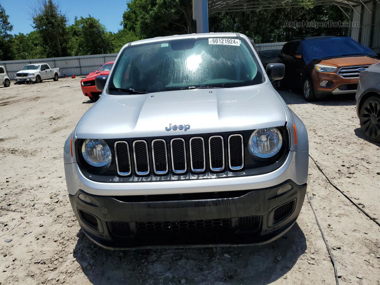 2015 Jeep Renegade Sport Silver vin: ZACCJAAT9FPB77738