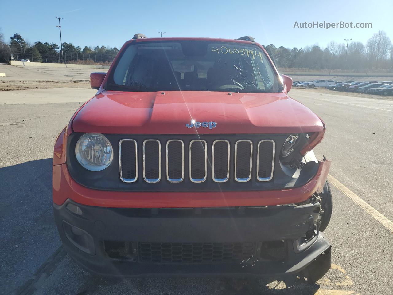 2017 Jeep Renegade Latitude Red vin: ZACCJABB0HPE42507