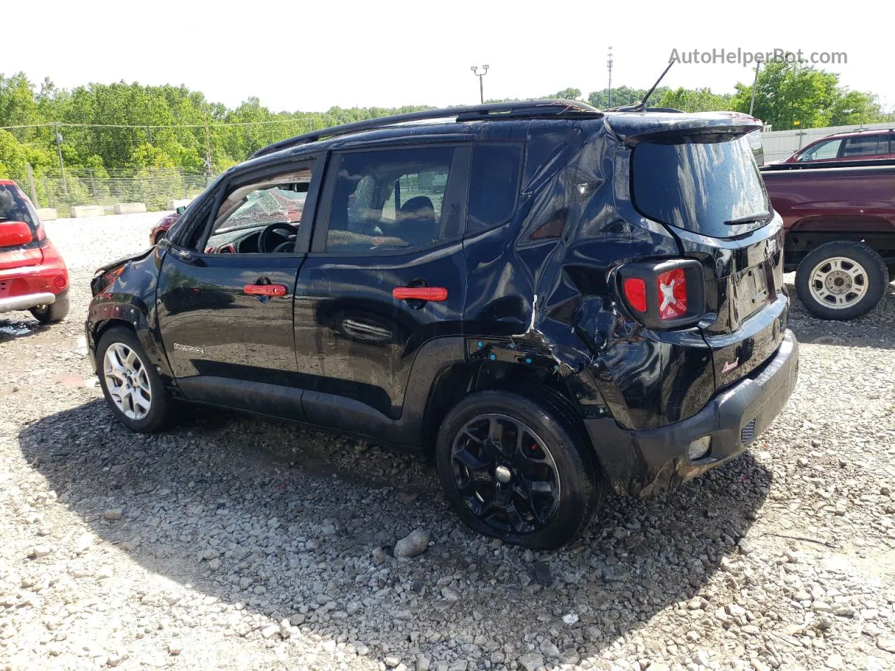 2017 Jeep Renegade Latitude Black vin: ZACCJABB0HPE56827