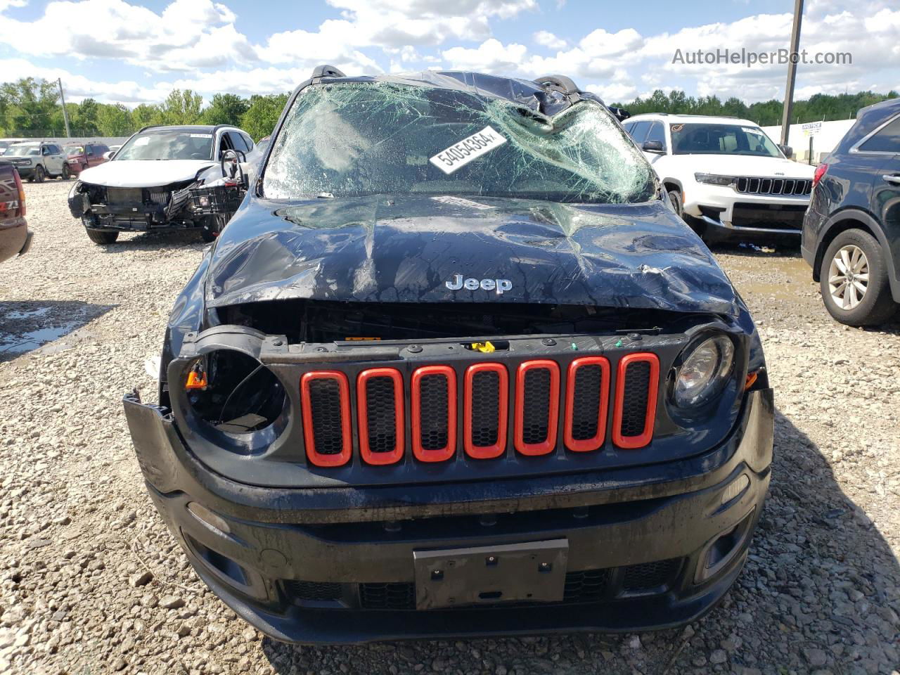 2017 Jeep Renegade Latitude Black vin: ZACCJABB0HPE56827