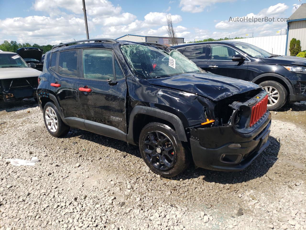 2017 Jeep Renegade Latitude Black vin: ZACCJABB0HPE56827