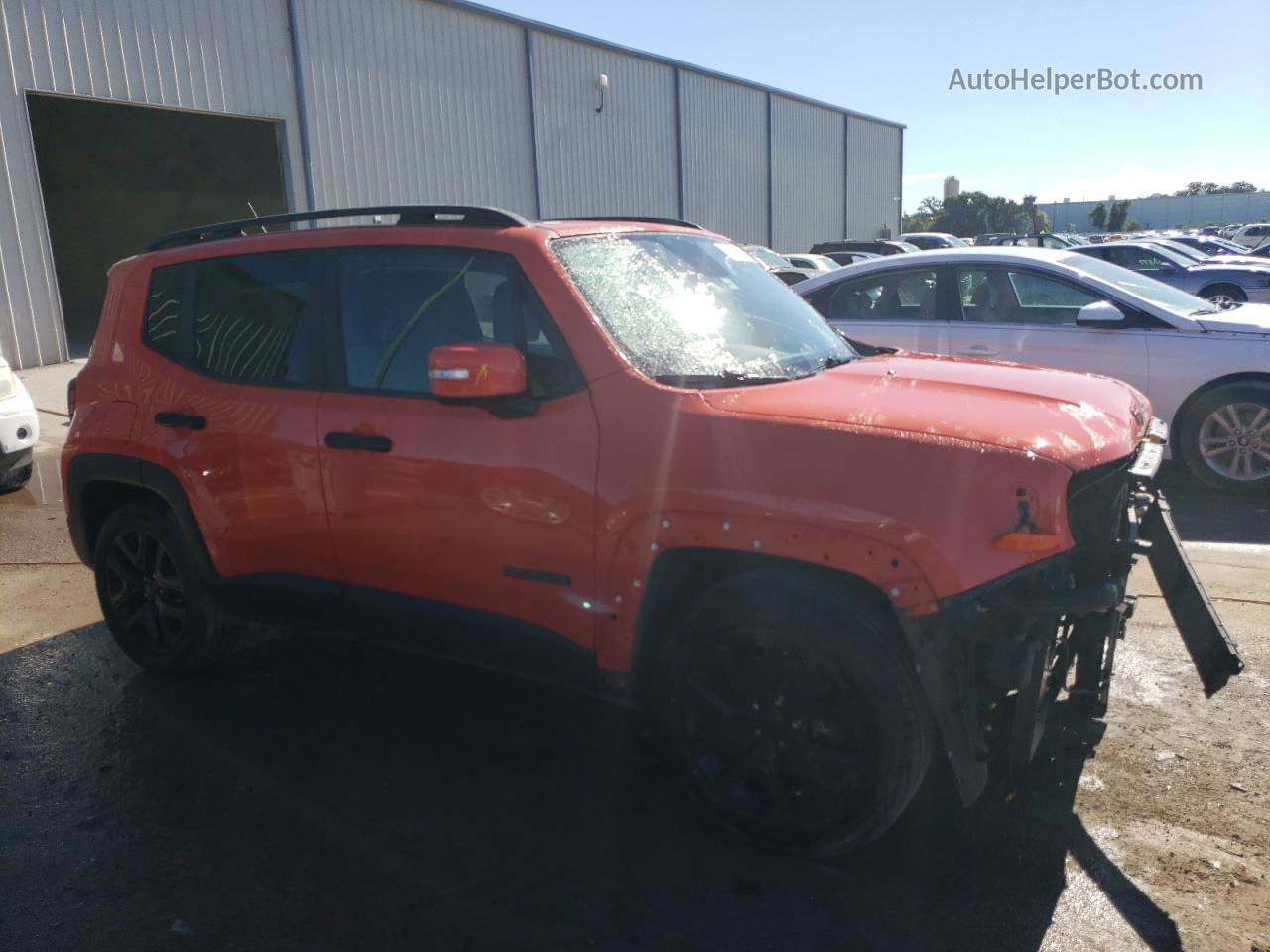 2017 Jeep Renegade Latitude Оранжевый vin: ZACCJABB0HPE68220