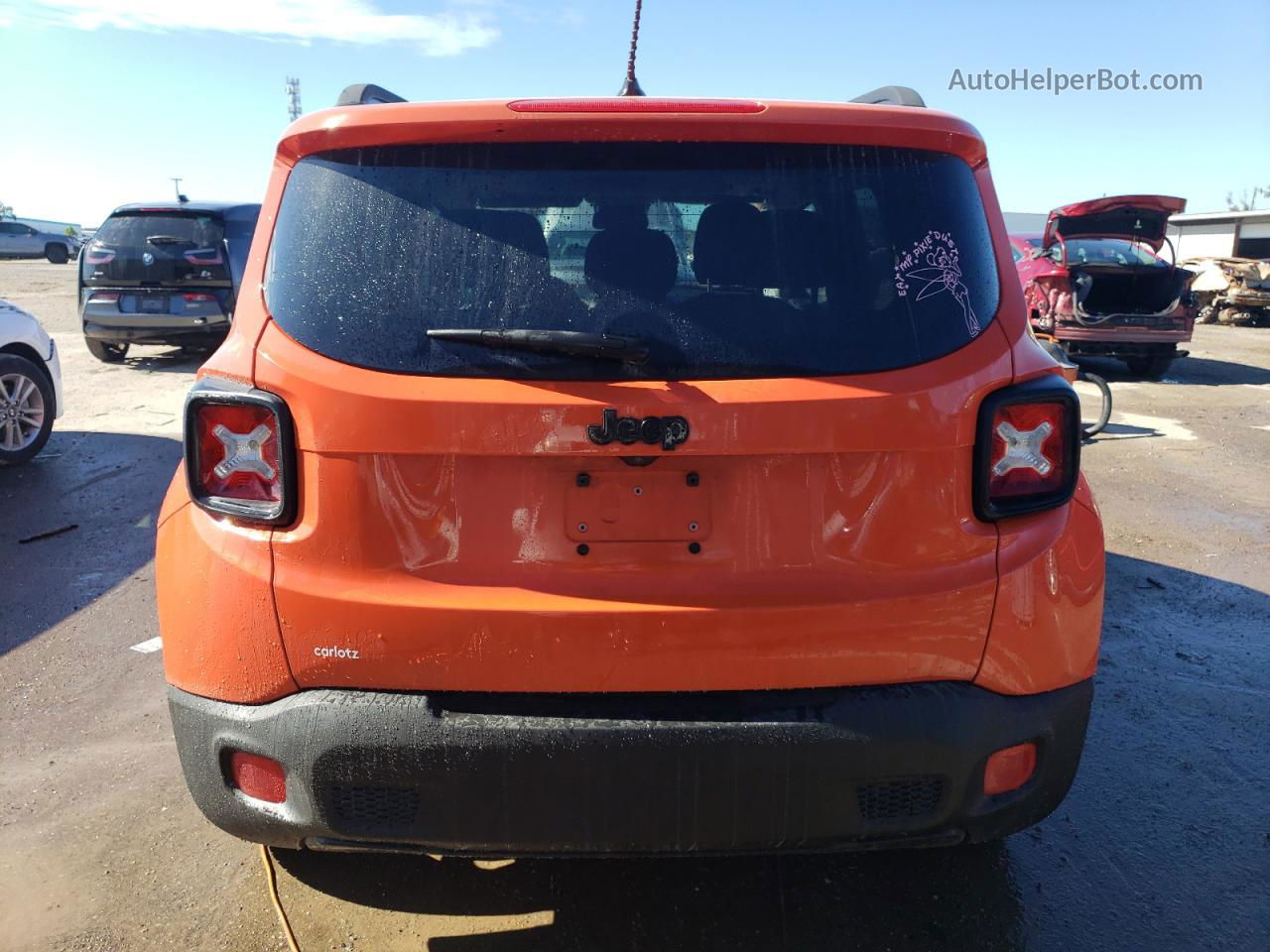 2017 Jeep Renegade Latitude Orange vin: ZACCJABB0HPE68220