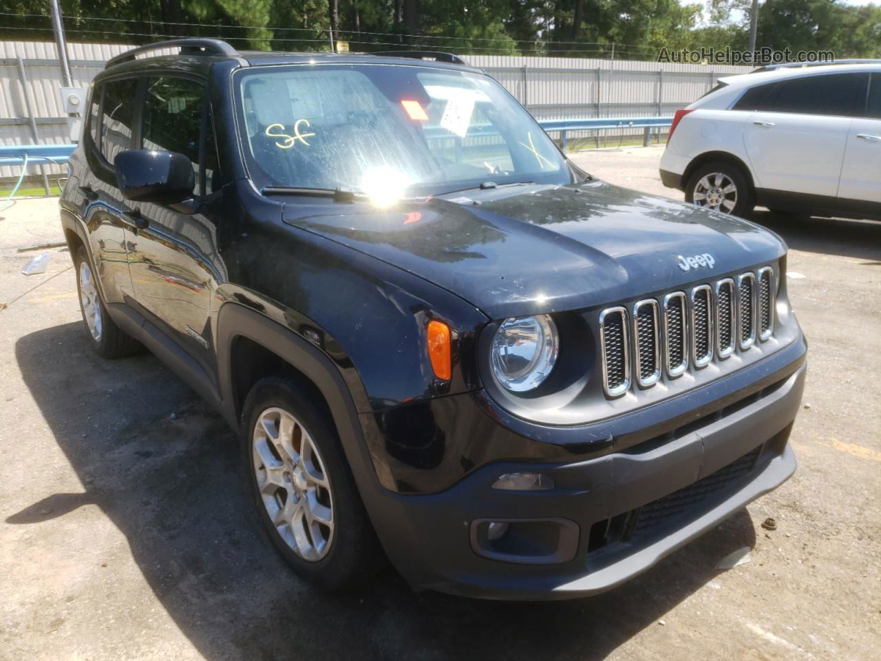 2017 Jeep Renegade Latitude Черный vin: ZACCJABB0HPE83848