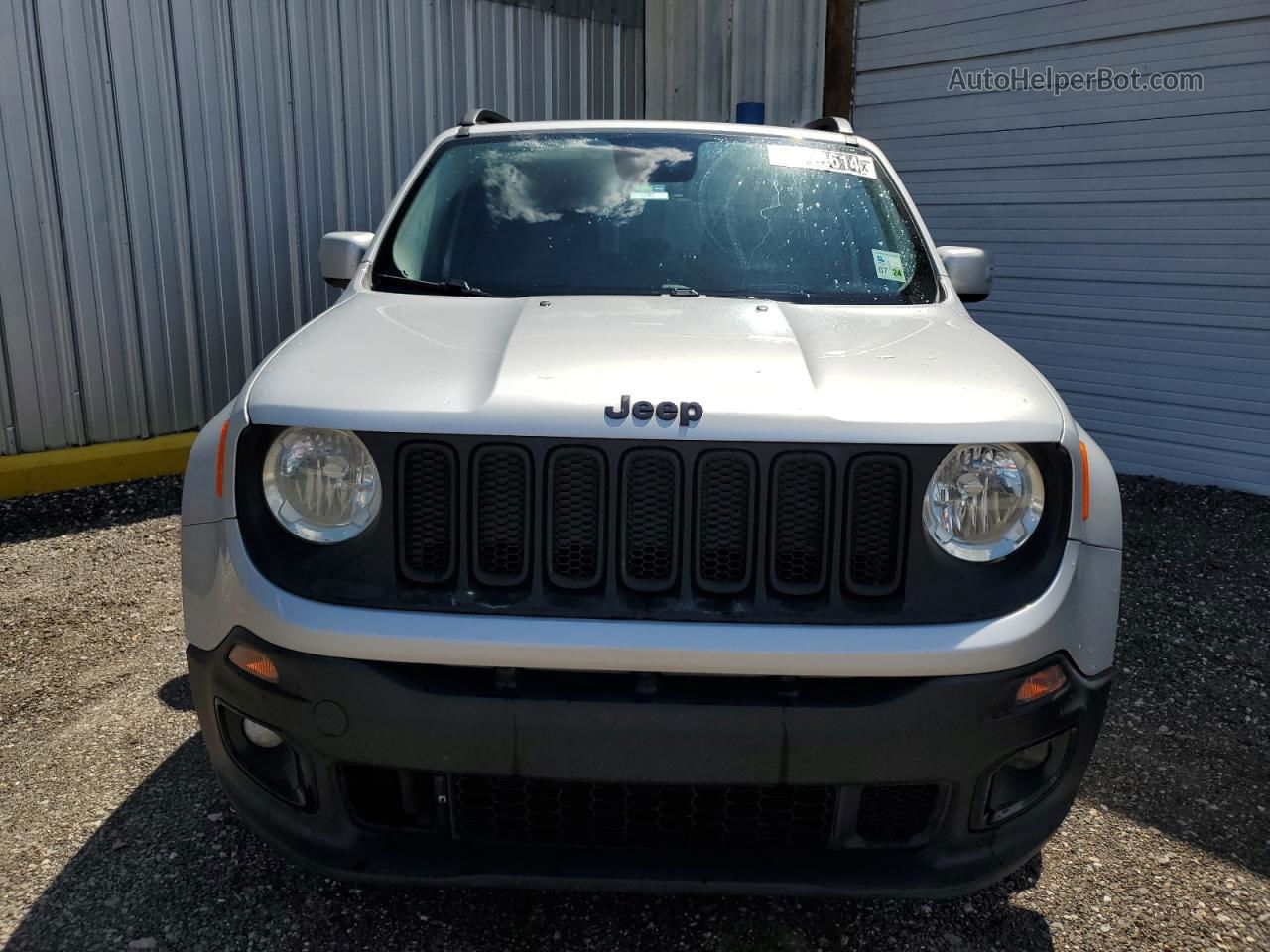 2017 Jeep Renegade Latitude Silver vin: ZACCJABB0HPG51097