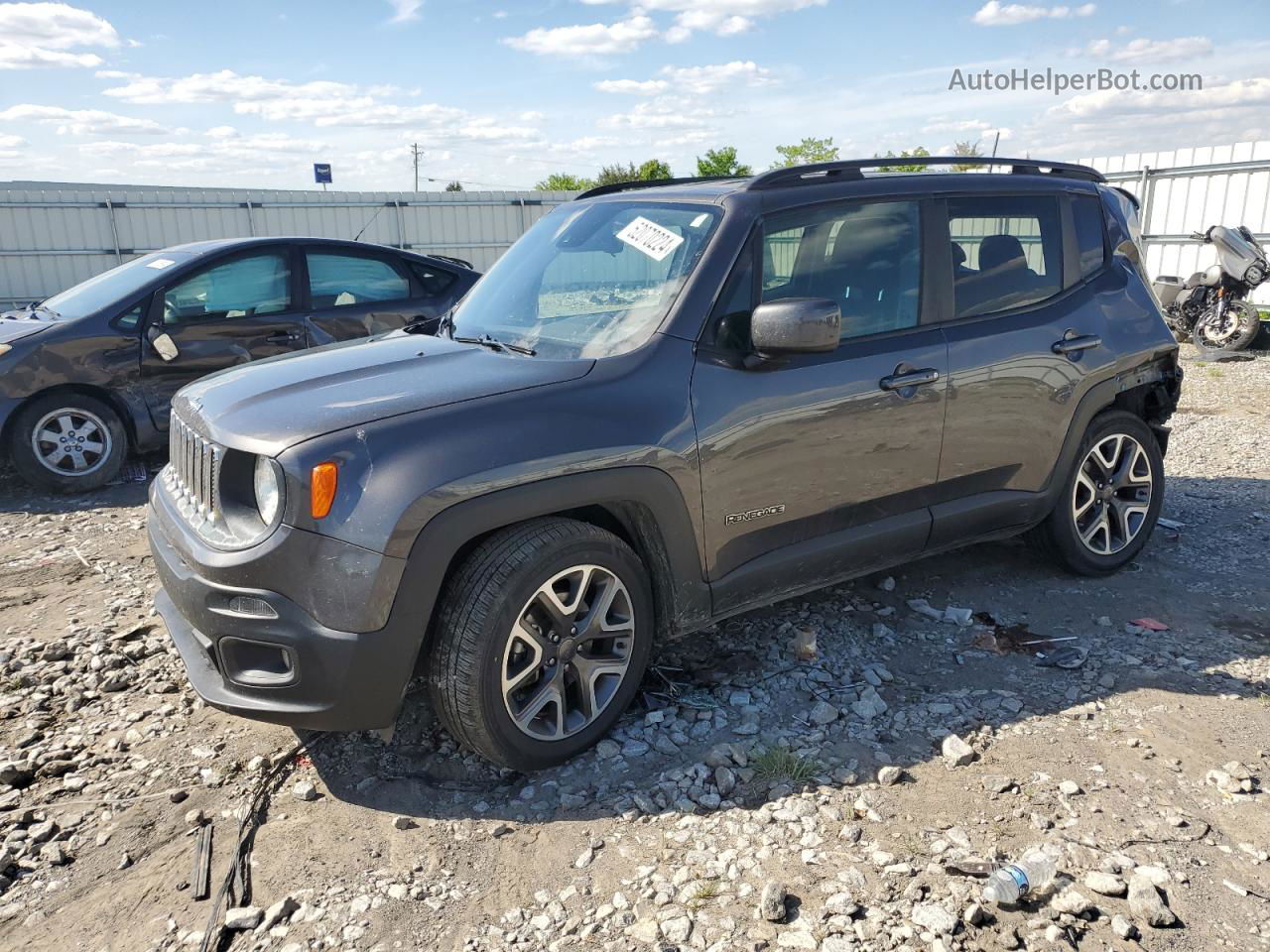 2018 Jeep Renegade Latitude Charcoal vin: ZACCJABB0JPG83151