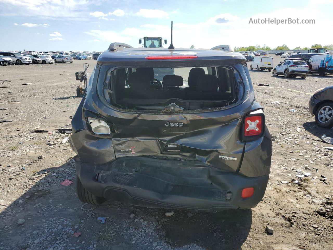 2018 Jeep Renegade Latitude Charcoal vin: ZACCJABB0JPG83151