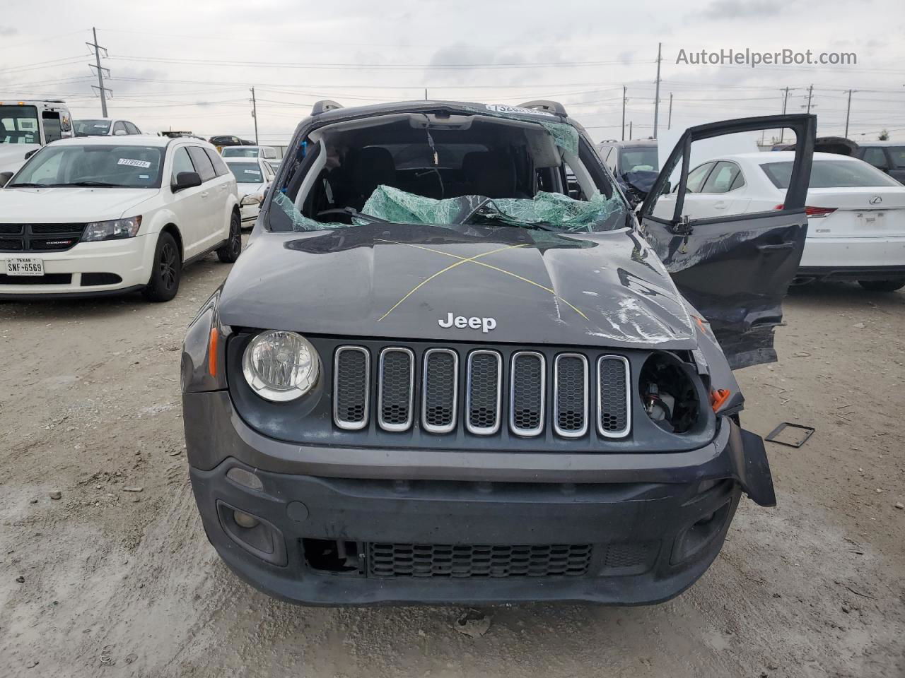 2018 Jeep Renegade Latitude Charcoal vin: ZACCJABB0JPG91492