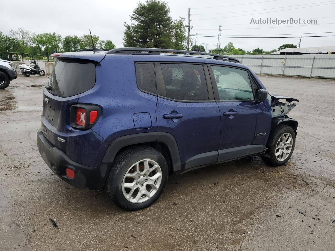 2018 Jeep Renegade Latitude Blue vin: ZACCJABB0JPH47978