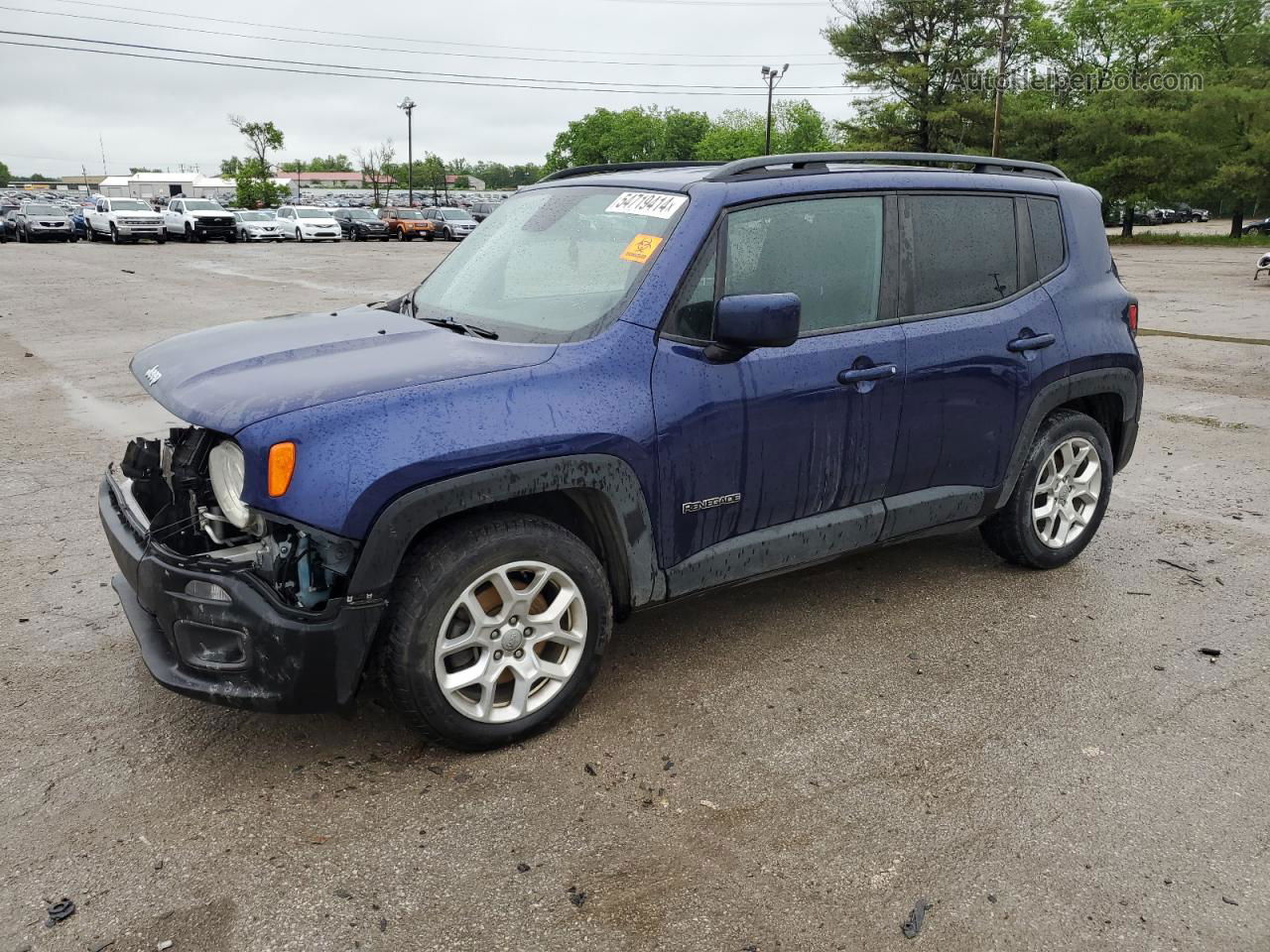 2018 Jeep Renegade Latitude Blue vin: ZACCJABB0JPH47978