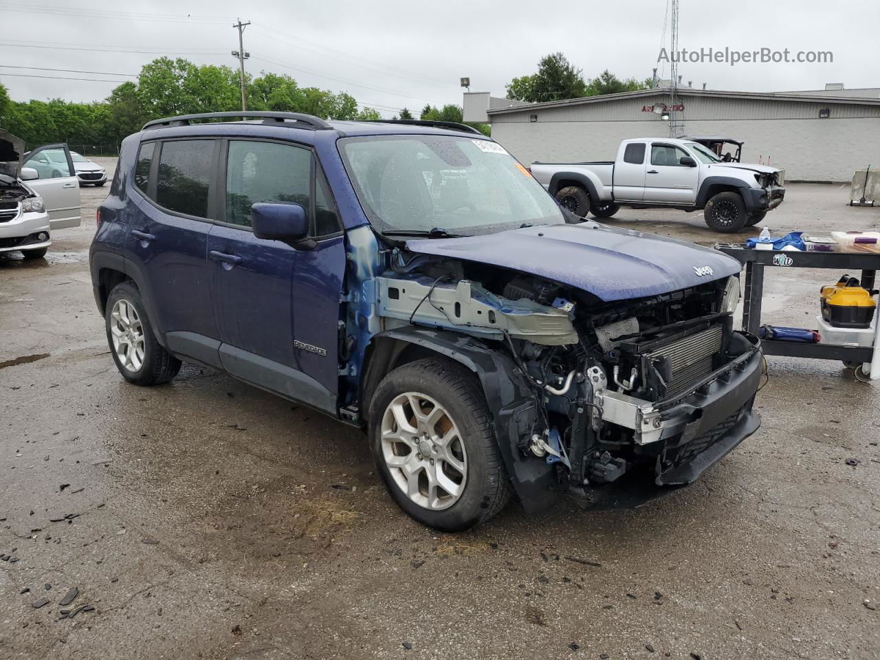 2018 Jeep Renegade Latitude Blue vin: ZACCJABB0JPH47978