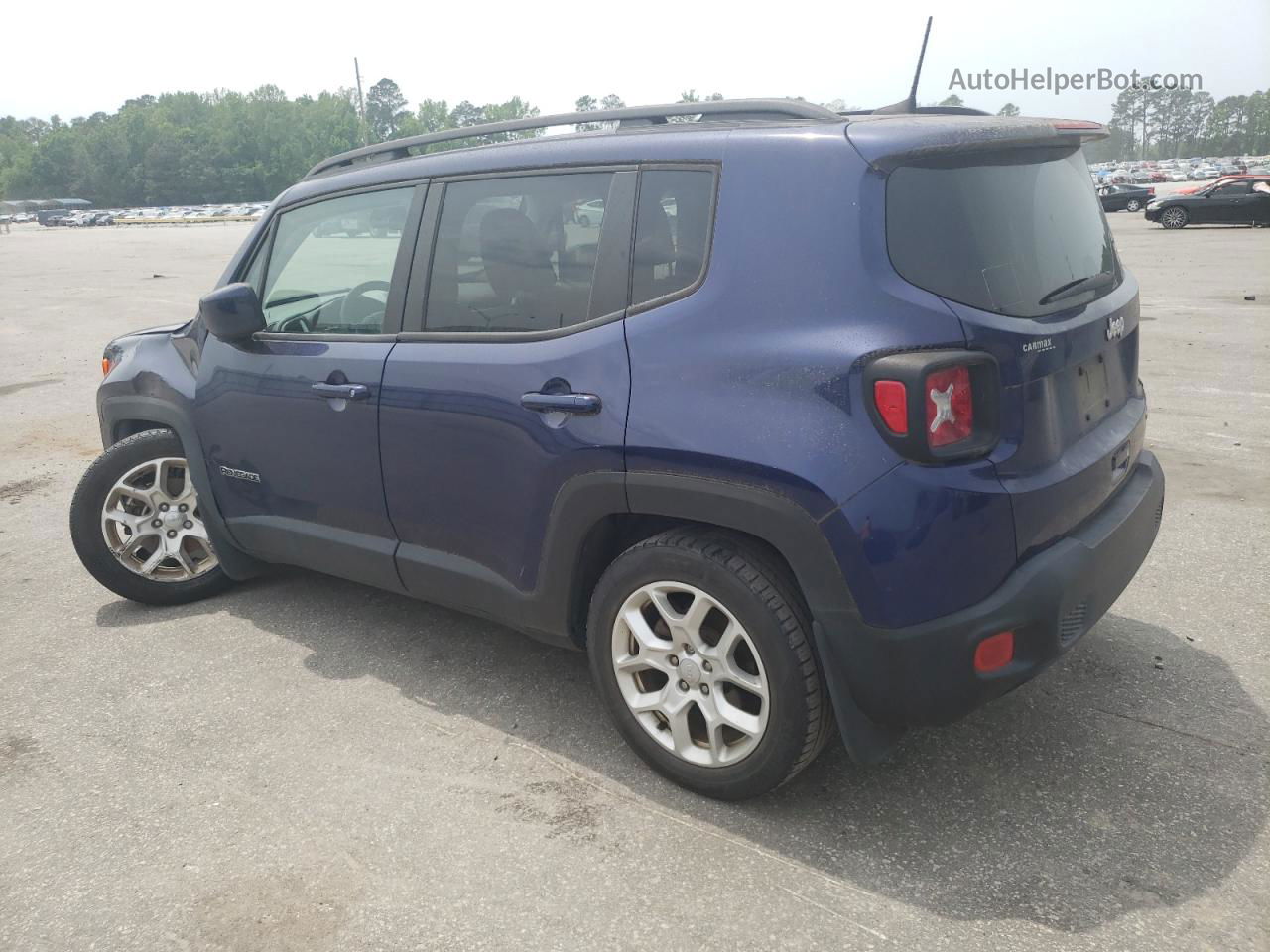 2018 Jeep Renegade Latitude Синий vin: ZACCJABB0JPJ35874